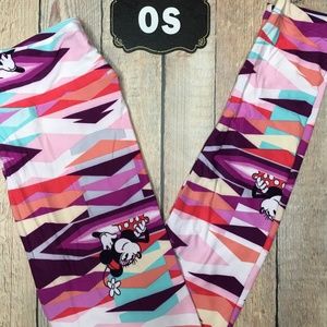 LuLaRoe OS Minnie Mouse Disney Leggings